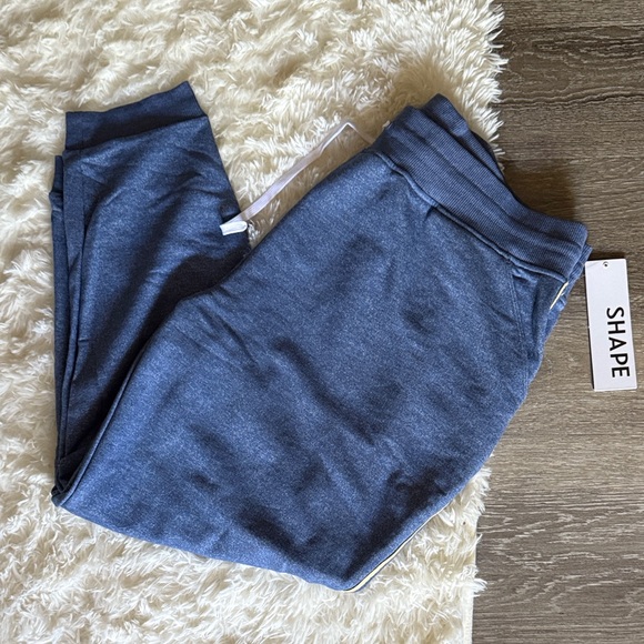 Women's Blue Jogger Pants - Picture 3 of 3